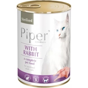 Dolina Noteci Cat - консервирана храна за кастрирани котки със заек - 400гр