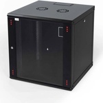 Gunko ELGW 9U 600x600 мм. , 19" Стенен комуникационен шкаф, черен (ELGW09U6060BL111)