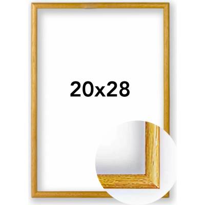Fotorámeček Vídeň Rozměr: 20 x 28 cm, Barva: Přírodní, Typ zasklení: Plexi