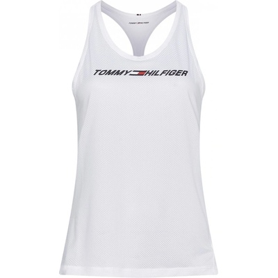 Tommy Sport Graphic Mesh Tank Th Optic White