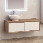 Inter Ceramic Конзолен PVC шкаф ICP 4540-120, Inter Ceramic, без умивалник, 120x45x40см (4540-120)
