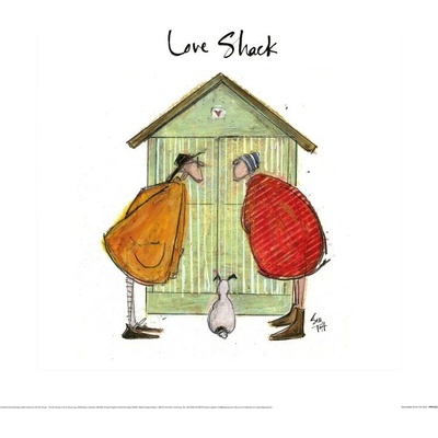 Umelecká tlač Sam Toft - Love Shack, 40 × 40 cm