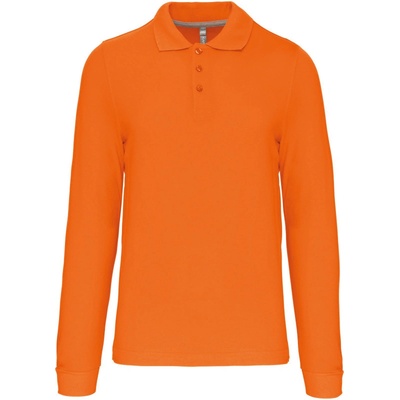 Kariban K243 dlouhý rukáv pánská Cot-20K24323501 oranžová
