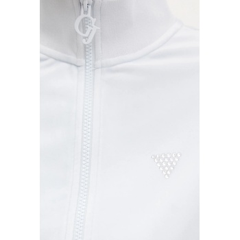 GUESS Кадифен суичър Guess COUTURE в синьо с изчистен дизайн V3BQ22 K0232 (V3BQ22.K0232)