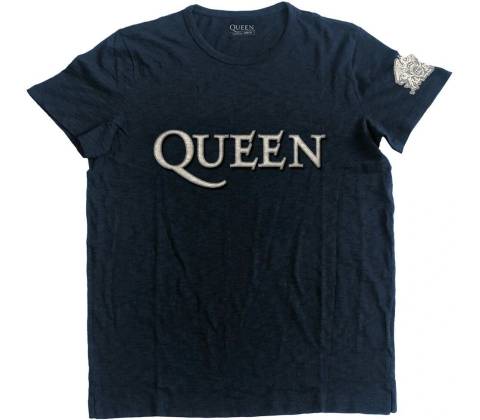 Queen Logo & Crest Modrá