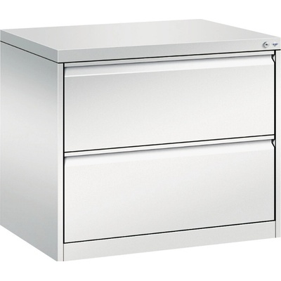 C+P Zásuvková kartotéka Acurado, pro závěsné desky, 787 x 590 x 733 mm, světle šedá