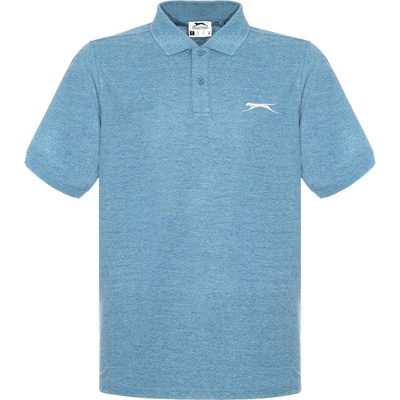 Slazenger Мъжка блуза с яка Slazenger Plain Polo Shirt Mens - Denim Marl