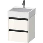 Duravit Ketho. 2 - Шкафче за умивалник 55x48x46 см, 2 чекмеджета, лъскаво бяло K25274022220000 (K25274022220000)