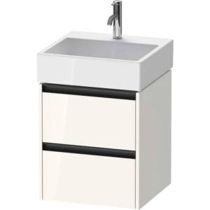 Duravit Ketho. 2 - Шкафче за умивалник 55x48x46 см, 2 чекмеджета, лъскаво бяло K25274022220000 (K25274022220000)