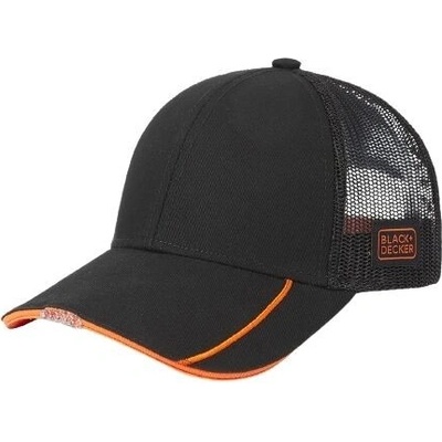 BLACK&DECKER CAP Pracovní se svítilnou černá