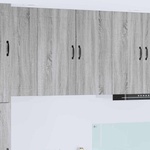 vidaXL Стенен шкаф PORTO Сив Сонома 80 x 31 x 80 см (885411)