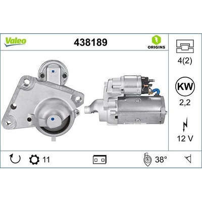 Štartér VALEO ORIGINS NEW OE TECHNOLOGY 438189
