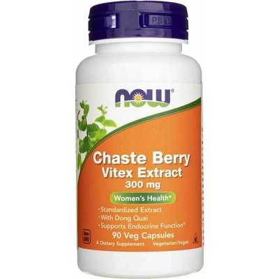 Now Foods Extrakt z plodov agnusu 300 mg 90 kapsúl
