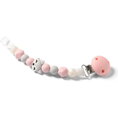 BabyOno řetízek Natural Nursing Liška růžová – Zboží Dáma