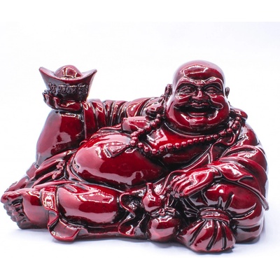 Milujeme Kameny Buddha bohatství ležící - soška Feng shui B6