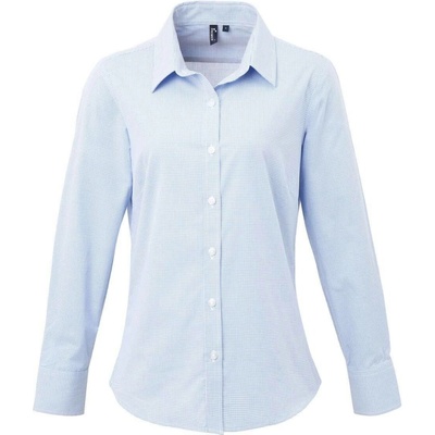 Premier Gingham svěle bílá modrá