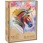 Milliwood Дървен пъзел Milliwood от 500 части - Вълшебен кон (размер XXL) (XXL-EtherealHorse-5048)
