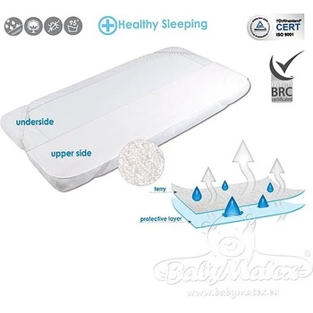 Image 1 of BabyMatex Протектори за матрак с 4 ластика Baby Matex - 0243 60/120 (5902675040662)
