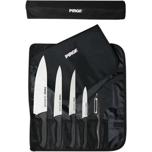 Pirge Pirge-ecco-К-кт  рофесионални ножове, картофобелачка в калъф - 5+1бр (38402) (0199264)