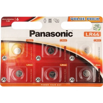 PANASONIC LR-44EL/6BP 6ks