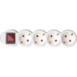 Somogyi Elektronic 4 Plug 3 m Switch (NV 4K-3/WH/1,5)