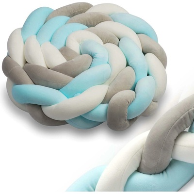 Ricokids nárazník do postýlky modrošedý – Zbozi.Blesk.cz