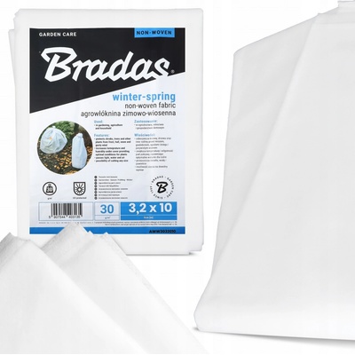 Bradas Netkaná zimná textília 30 g/m² biela 3,2 x 10 m