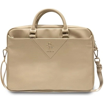 GUESS Guess Triangle 4G Чанта за лаптоп, 16", златист