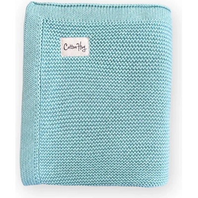 Cotton Hug Памучно одеяло Cotton Hug - Органик, 80 х 100 cm, мента (CH122)
