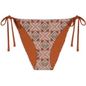 Chelsea Peers Бикини Chelsea Peers Women's Dye Tie Side Bikini Bottoms - Palm Print