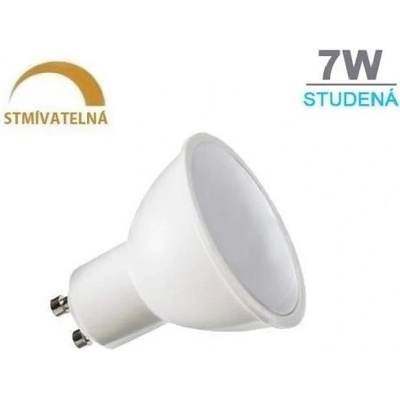 Optonica LED žárovka 7W 8xSMD2835 GU10 500lm studená bílá STMÍVATELNÁ