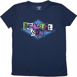 Beastie Boys Multicolour Logo Denim Blue M Дамски Риза (BEASTTS22LD02)