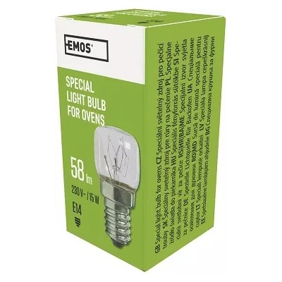 EMOS z6915 - Крушка за фурна, e14, 15w, 300°c (z6915)