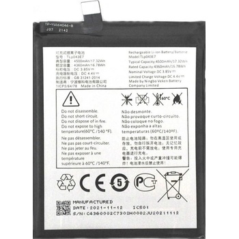 TCL TLP043E7 Съвместима Литиево-полимерна Батерия 3.85V / 4360mAh за TCL 20 R 5G