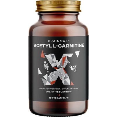 BrainMax Acetyl L-Carnitine 500 mg 100 rastlinných kapsúl