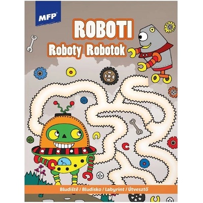 MFP 5301155 Omaľovanky bludisko Roboti 210x276s