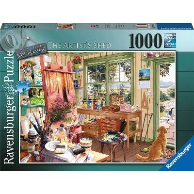 Ravensburger Пъзел Ravensburger от 1000 части - Ателието на художника (12001100)