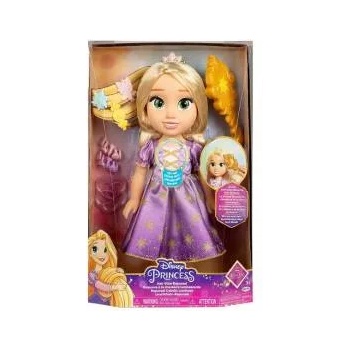 Disney Детска играчка Jakks Pacific, Disney Princess, Рапунцел с магическа коса, 10-15 интерактивни фрази, 130098