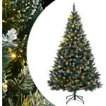 vidaXL Изкуствена коледна елха, 150 LED, 150 см (3315774)