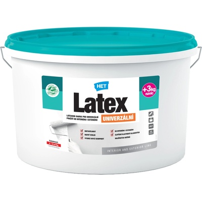 HET Latex univerzálny 13 kg biela matná