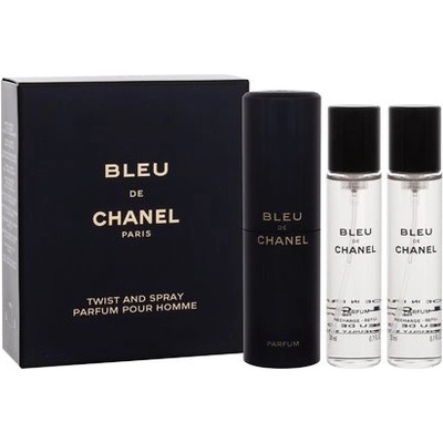 Chanel Bleu de Chanel Parfum Twist and Spray parfum pánsky 3 x 20 ml
