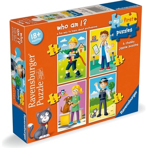 Ravensburger Детски пъзел Ravensburger 4 в 1 - Кой съм аз? (7012004169) - ozone