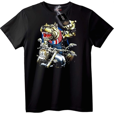 NOONEBRAND Тениска Байкер Булдог - 2XL, Black