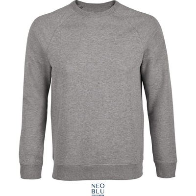 Neoblu 3194 nelson men / Мъжки суитшърт с раглан принт - сив меланж s (24319407701)