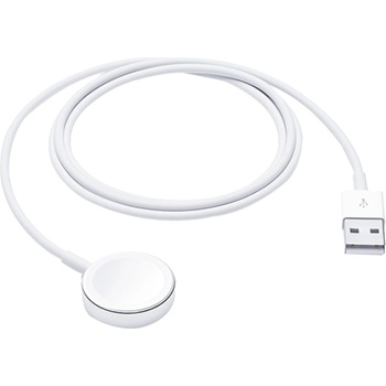 Apple Оригинално Зарядно за APPLE Watch Magnetic Charging Cable 1m Mx2e2, Бял (Bulk) (Mx2e2)