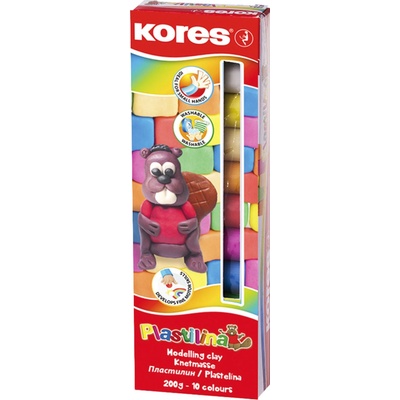 KORES modelovacia hmota 10 farieb