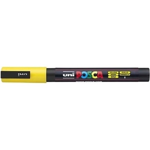 uni POSCA PC-3M жълт маркер 2UPC3MS (2UPC3MS)
