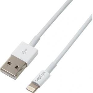 LogiLink Apple Lightning - USB кабел, 1, 00 м, бял