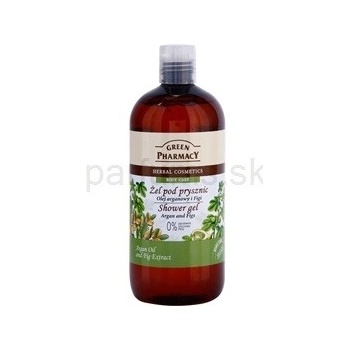 Green Pharmacy Body Care Argan Oil & Figs sprchový gél 0% Parabens Silicones PEG 500 ml
