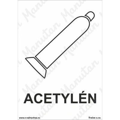 Acetylén, plast 148 x 210 x 2 mm A5
